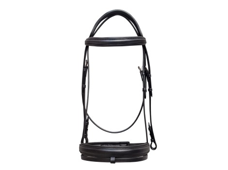 English leather bridle with padding